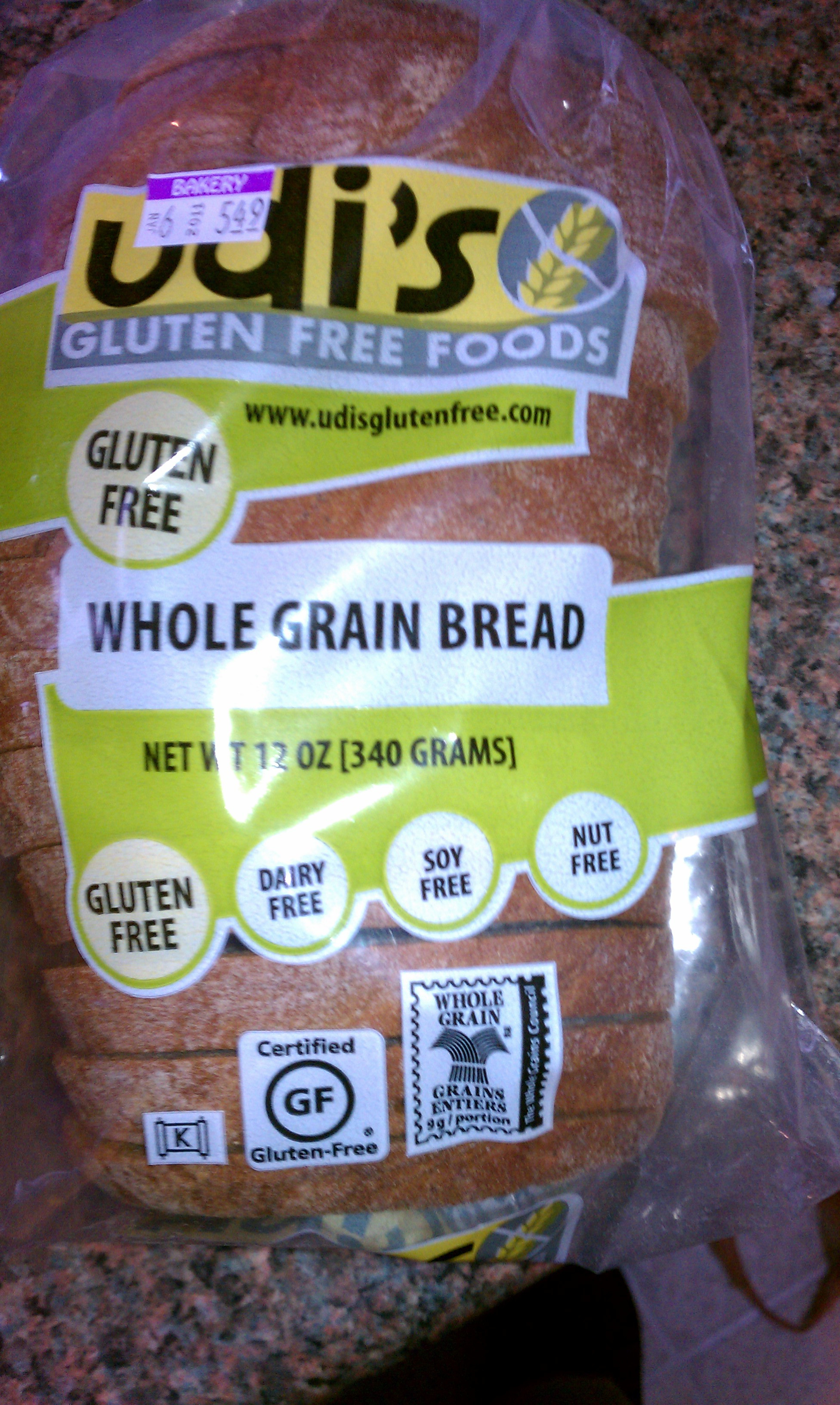 Gluten Free Bread At Kroger
 Udi’s Bread at Kroger