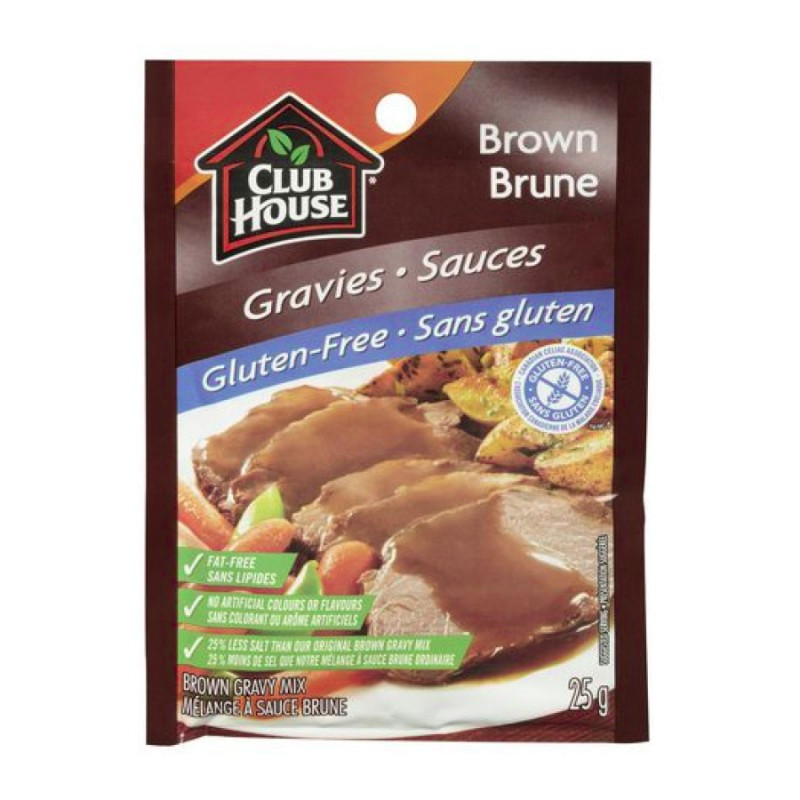 Gluten Free Brown Gravy
 Club House Gluten Free Brown Gravy