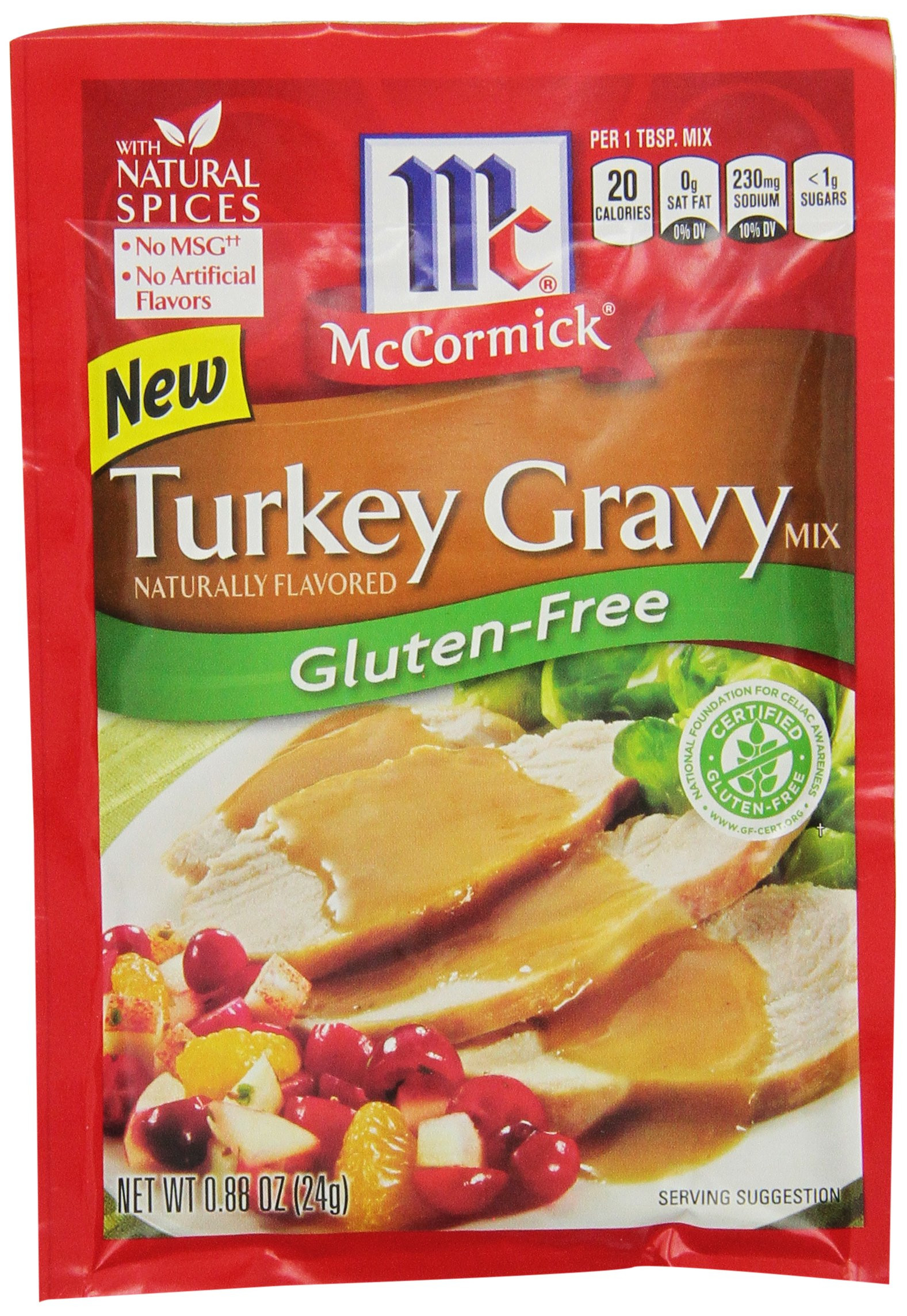 Gluten Free Brown Gravy
 Amazon McCormick Gluten Free Brown Gravy Mix 0 88