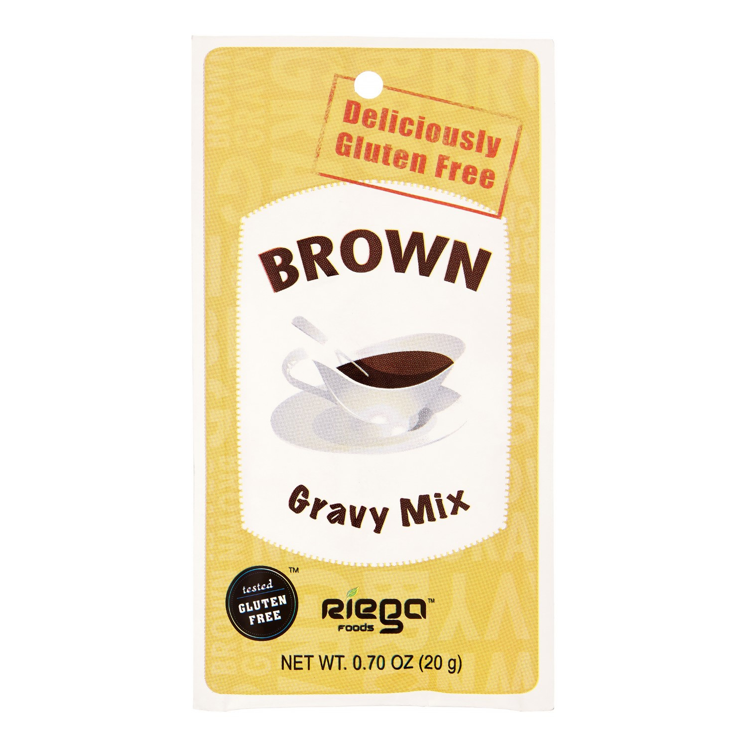 Gluten Free Brown Gravy
 Riega Brown Gravy Mix Gluten Free 0 7 Oz