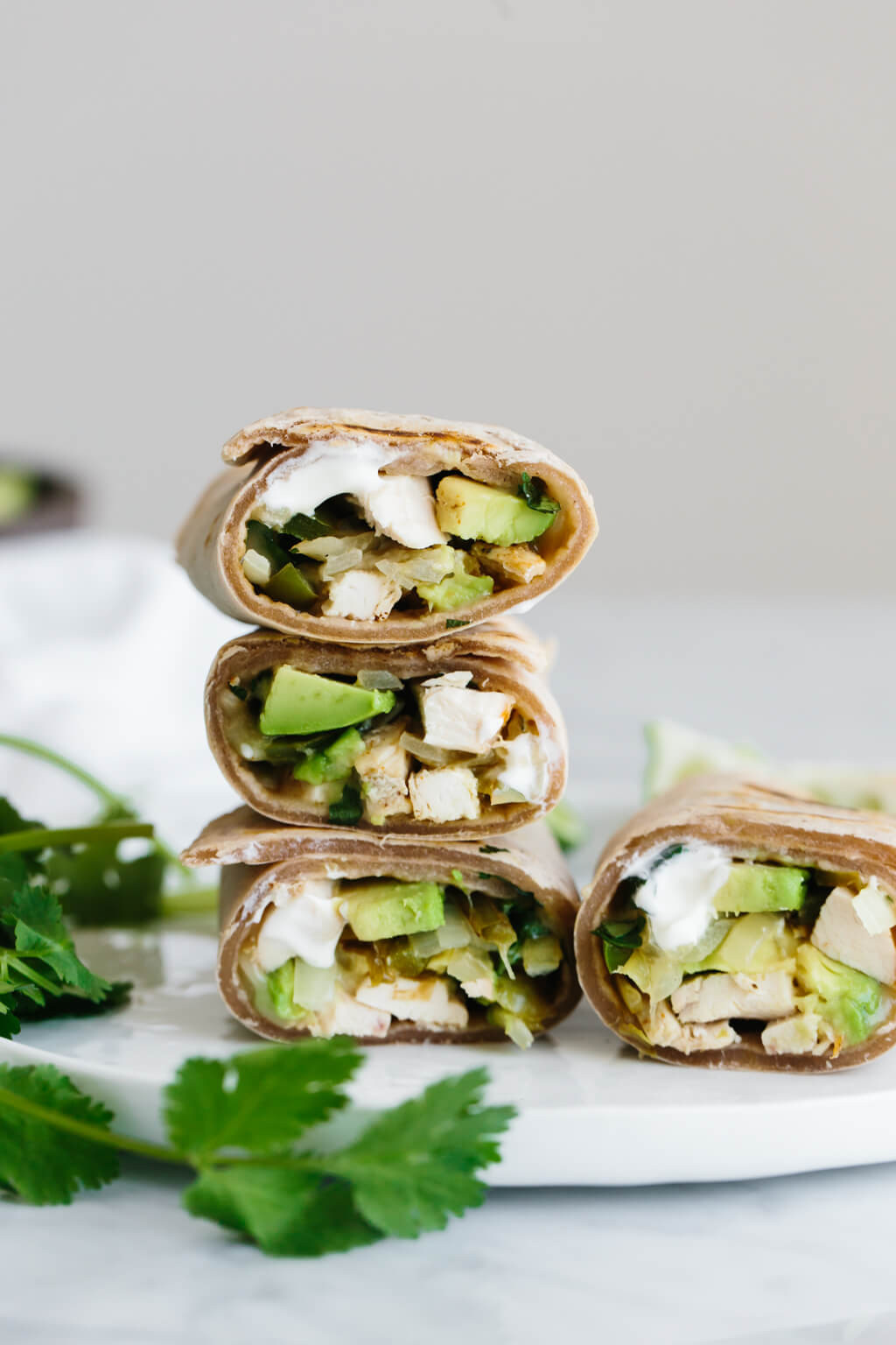 Gluten Free Burritos
 Chicken and Avocado Burritos gluten free paleo