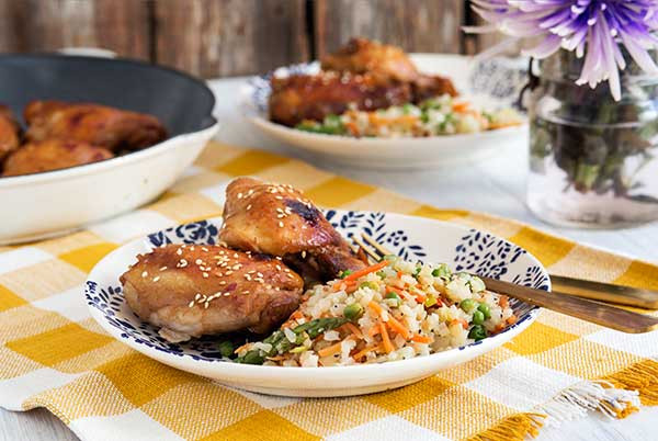 Gluten Free Chicken Thigh Recipes
 Gluten Free Asian Chicken Thighs with Cauliflower Rice Recipe