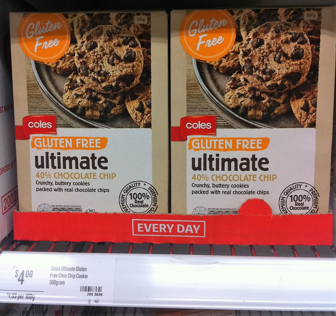 Gluten Free Chocolate Chip Cookies Bob'S Red Mill
 New on the shelf at Coles – 30th September 2017