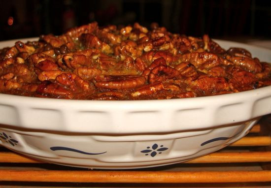 Gluten Free Chocolate Pecan Pie
 Recipe for Crustless Gluten Free Pecan and Chocolate Pie