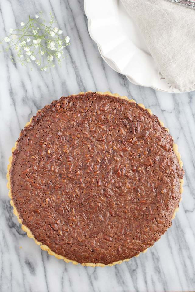 Gluten Free Chocolate Pecan Pie
 Gluten Free Chocolate Bourbon Pecan Pie Jessi s Kitchen