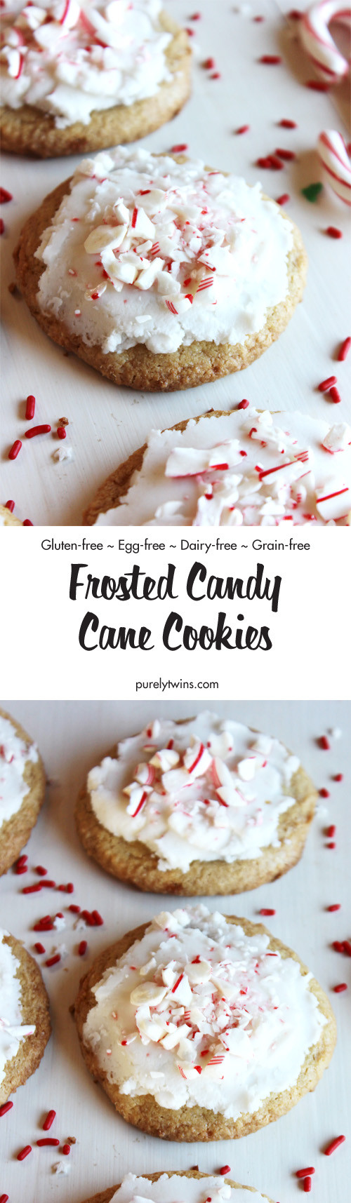 Gluten Free Christmas Candy
 Flourless frosted peppermint cookies