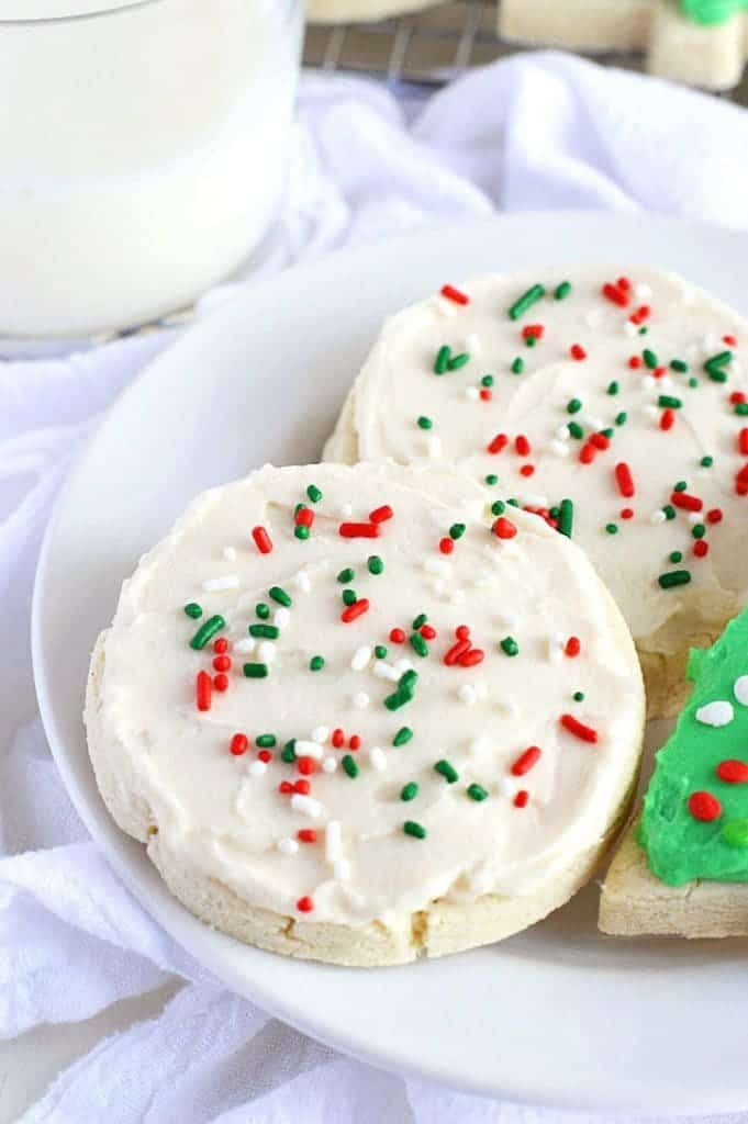 Gluten Free Christmas Sugar Cookies
 Gluten Free Soft Frosted Sugar Cookies What the Fork