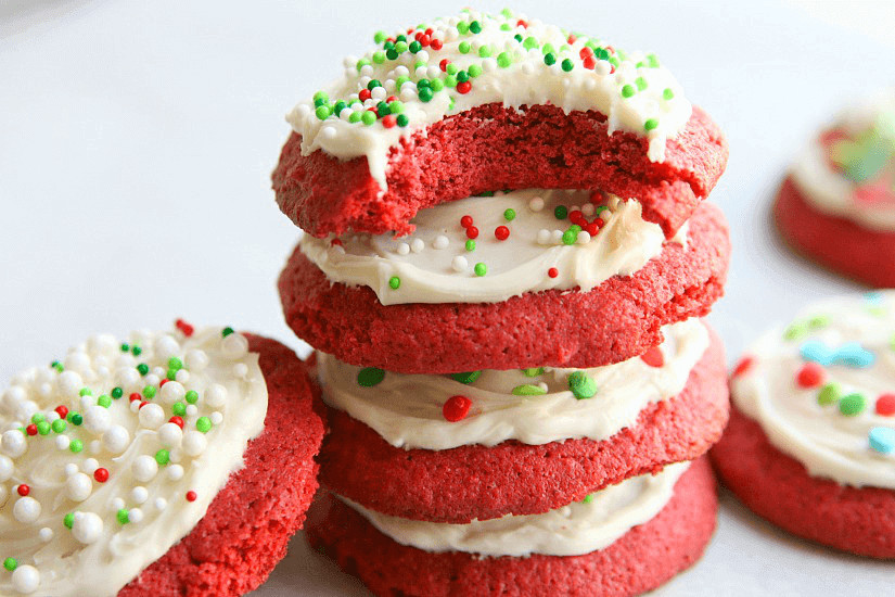 Gluten Free Christmas Sugar Cookies
 Red Velvet Sugar Cookies GF] Amy in the Kitchen
