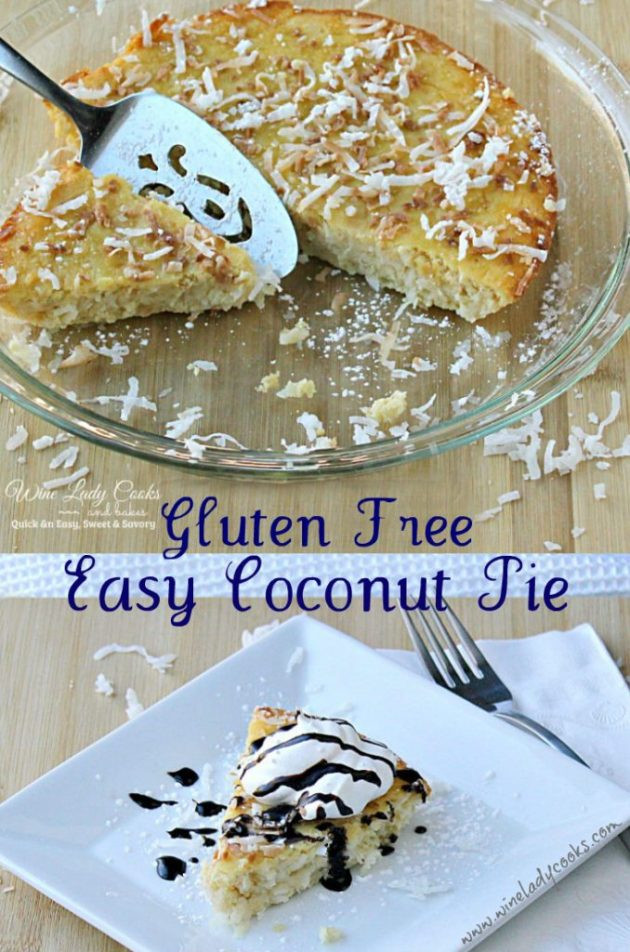 Gluten Free Coconut Pie
 Gluten Free Easy Coconut Pie Recipe