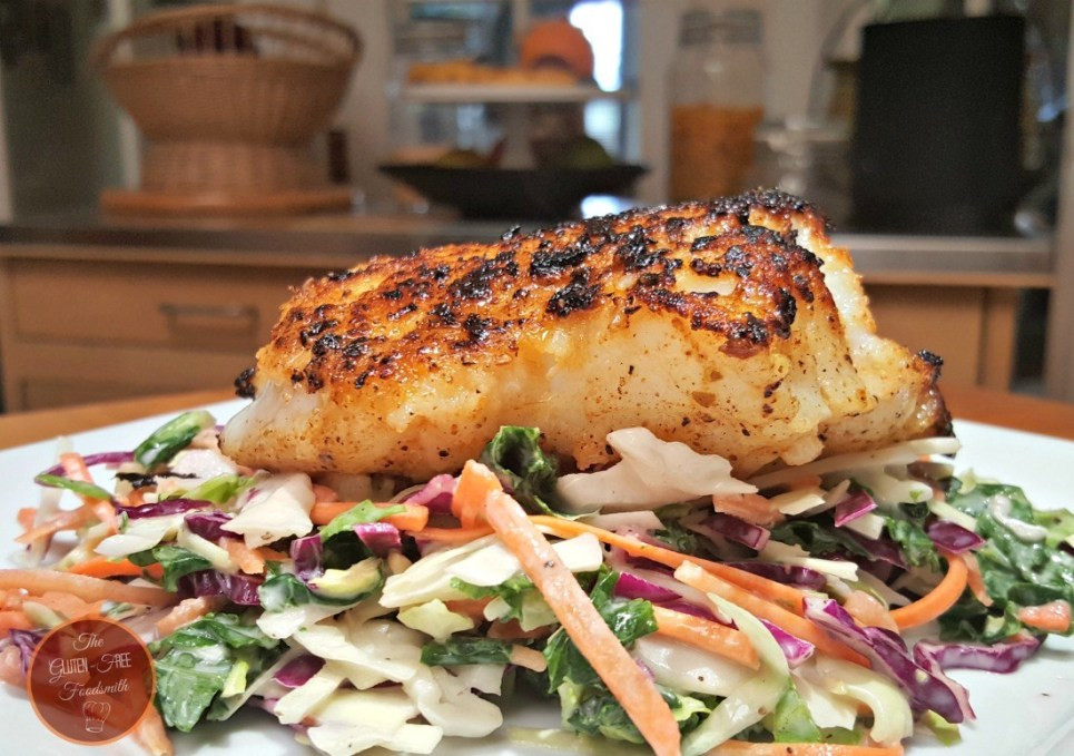 Gluten Free Cod Recipes
 Pan Seared Cod with Kale Cabbage Slaw The Gluten Free