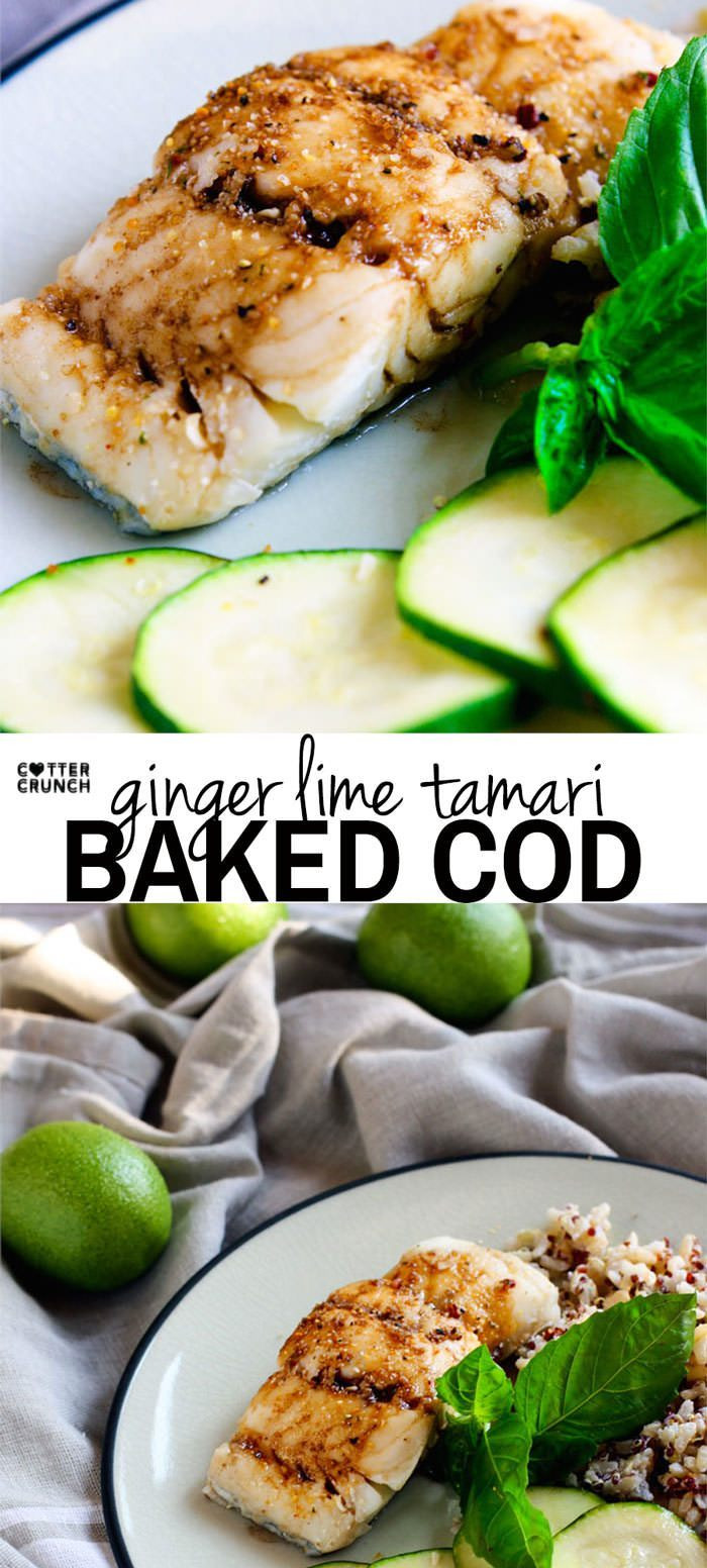 Gluten Free Cod Recipes
 Ginger Lime Tamari Gluten Free Baked Cod Cotter Crunch