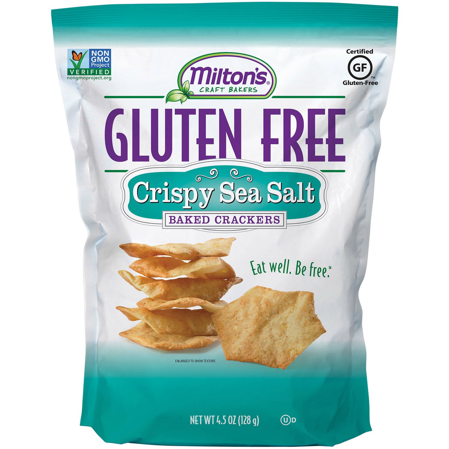 Gluten Free Crackers Walmart
 Milton s Gluten Free Baked Crackers Crispy Sea Salt 4 5