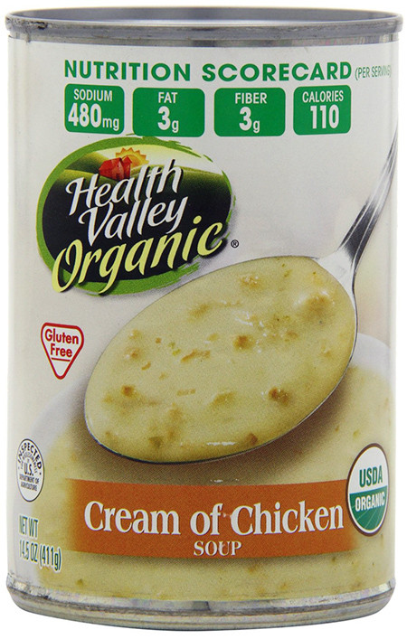 Gluten Free Cream Of Chicken Soup Brands
 Health Valley Gluten free Cream of Chicken Soup