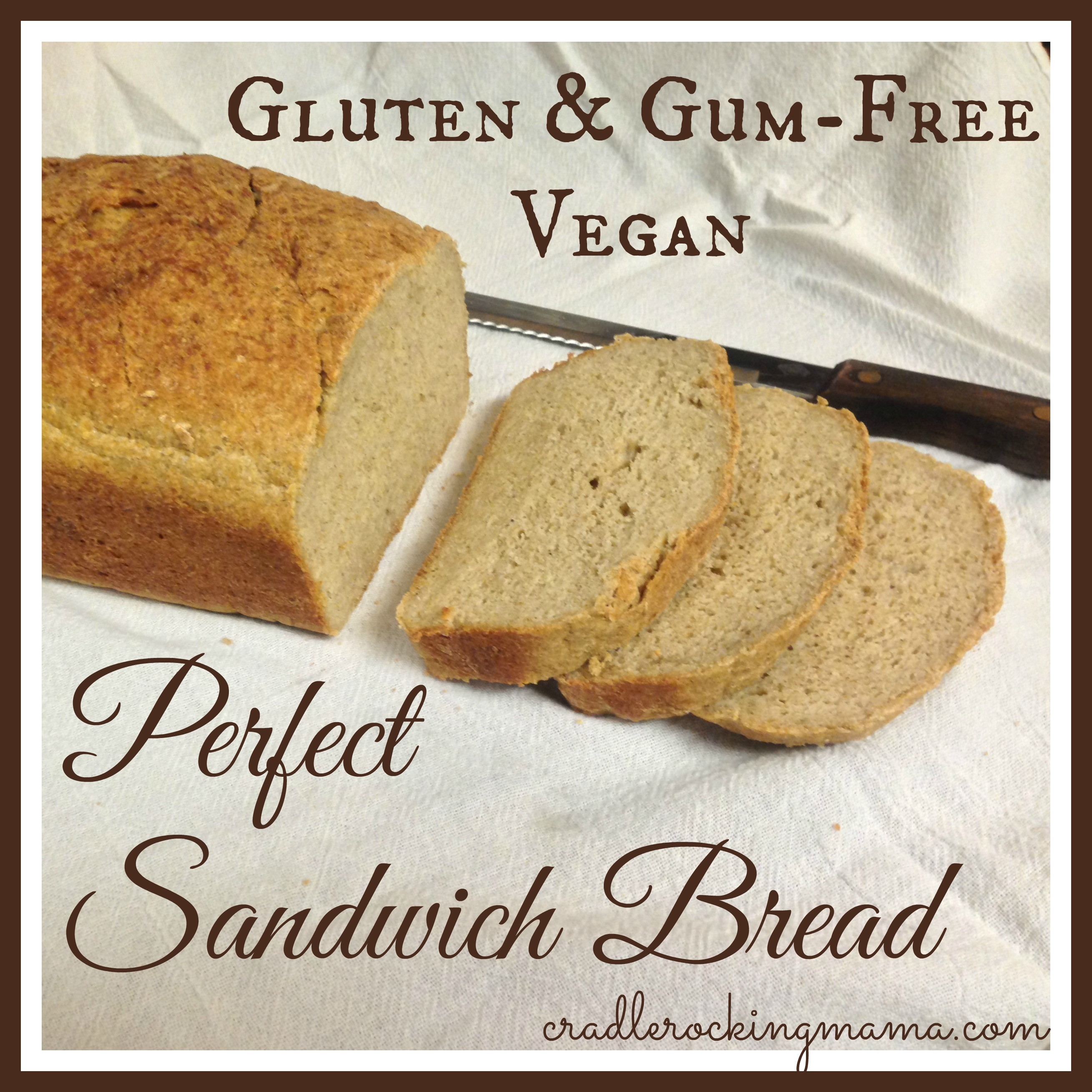 Gluten Free Dairy Free Bread
 Perfect Sandwich Bread Gluten & Gum Free & Vegan