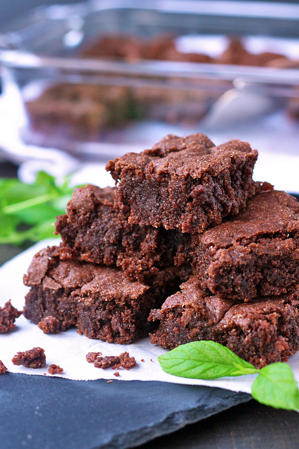 Gluten Free Dairy Free Brownies
 Chocolate Mint Brownies Gluten Free Dairy Free Vegan