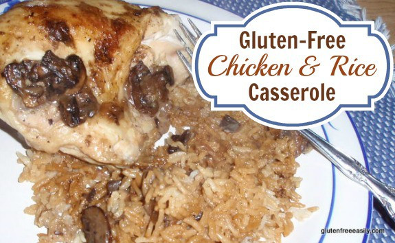 Gluten Free Dairy Free Chicken Casserole
 Gluten Free Chicken and Rice Casserole Made Without Canned