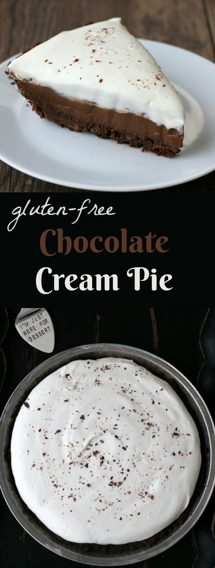 Gluten Free Dairy Free Chocolate Pie
 Gluten free Chocolate Cream Pie