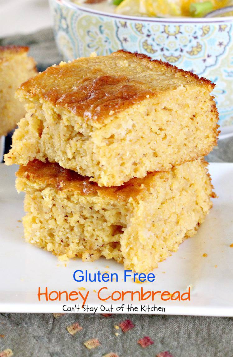 Gluten Free Dairy Free Cornbread Recipe
 Gluten Free Honey Cornbread Can t Stay Out of the Kitchen
