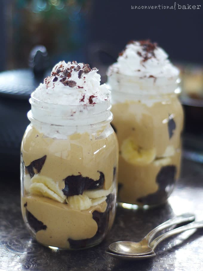 Gluten Free Dairy Free Dessert Chocolate Peanut Butter Banana Trifle Gluten Free Dairy