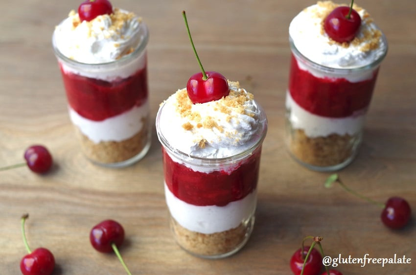 Gluten Free Dairy Free Dessert Gluten Free Cherry Pie Dessert Shots