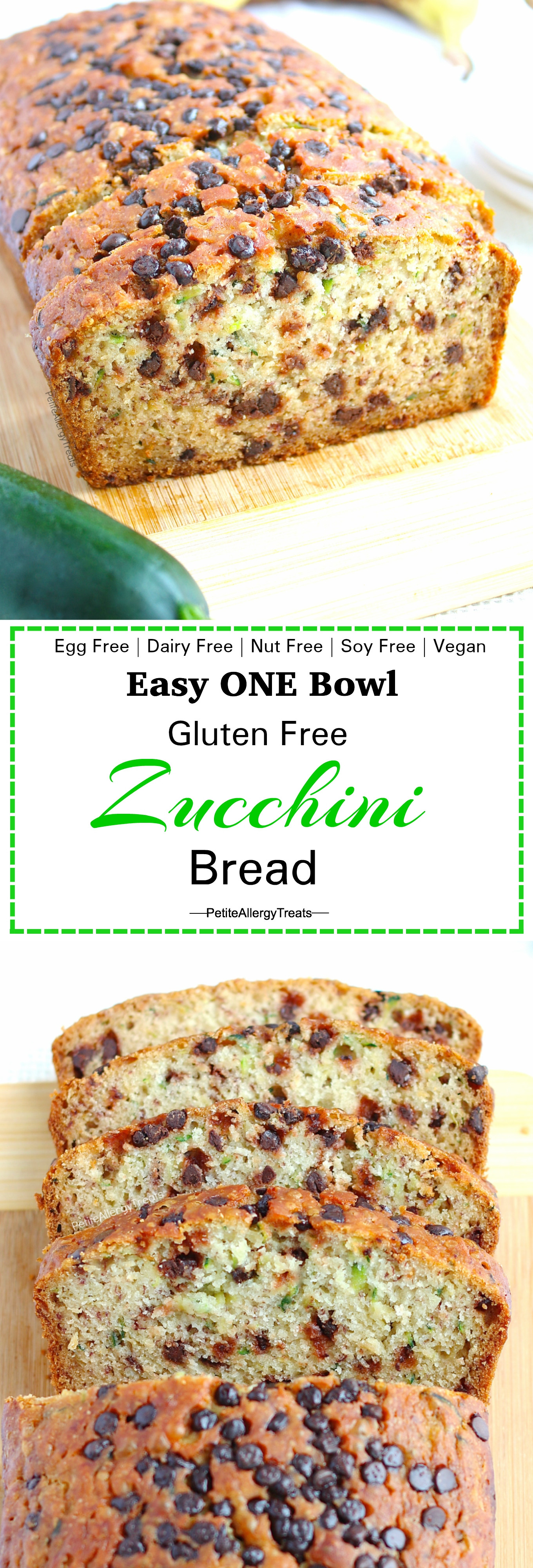 Gluten Free Dairy Free Egg Free Bread
 Egg Free Gluten Free Zucchini Bread Vegan Dairy Free