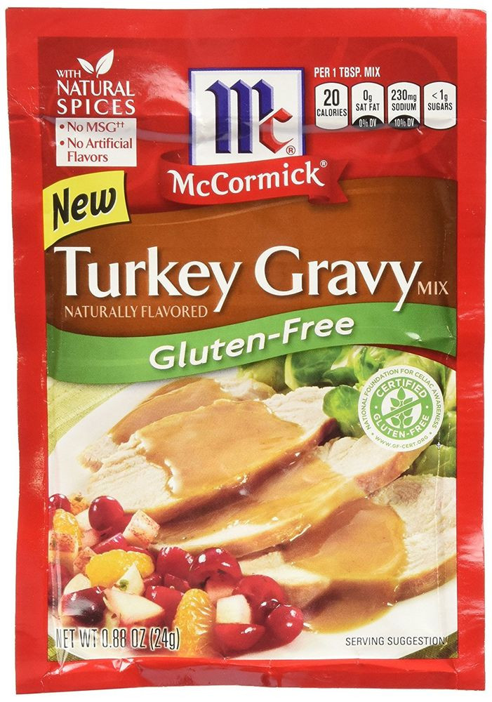 Gluten Free Dairy Free Gravy
 McCormick Turkey Gravy Mix Gluten Free 0 88 OZ