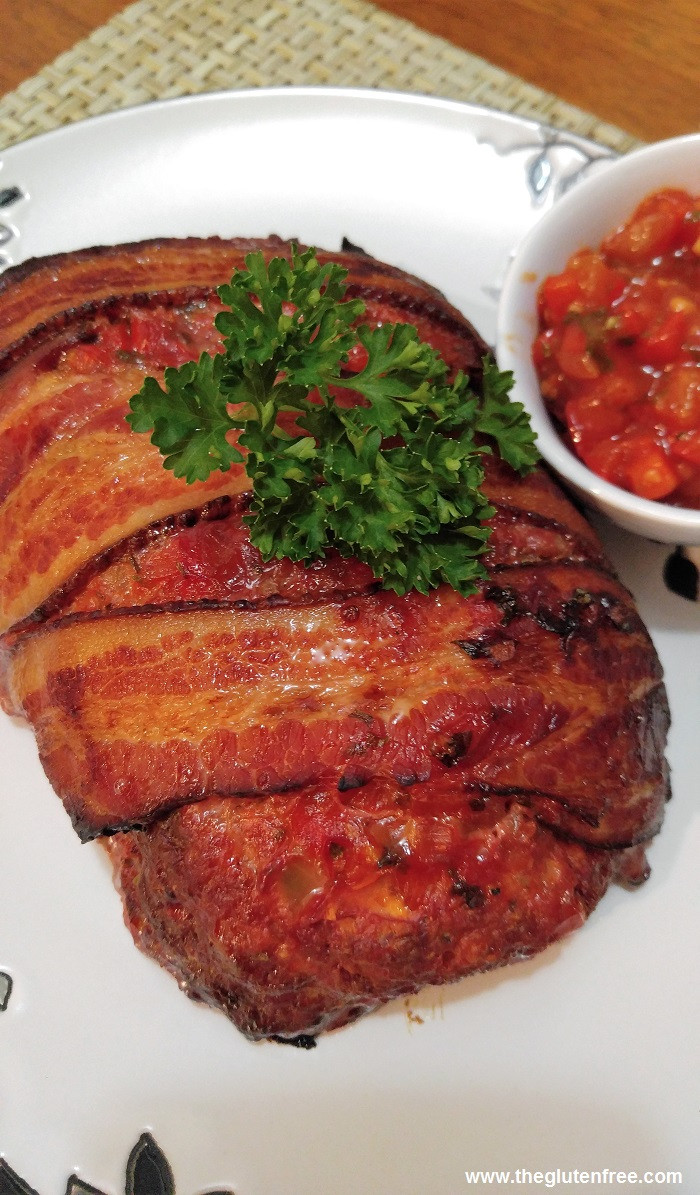 Gluten Free Dairy Free Meatloaf
 Gluten Free Meatloaf with Bacon