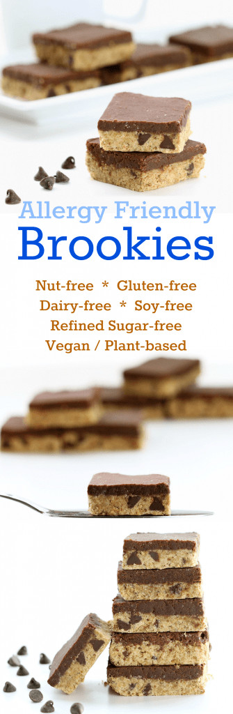 Gluten Free Dairy Free Nut Free Dessert Recipes
 Allergy Friendly Brookies Gluten Free Vegan Plant