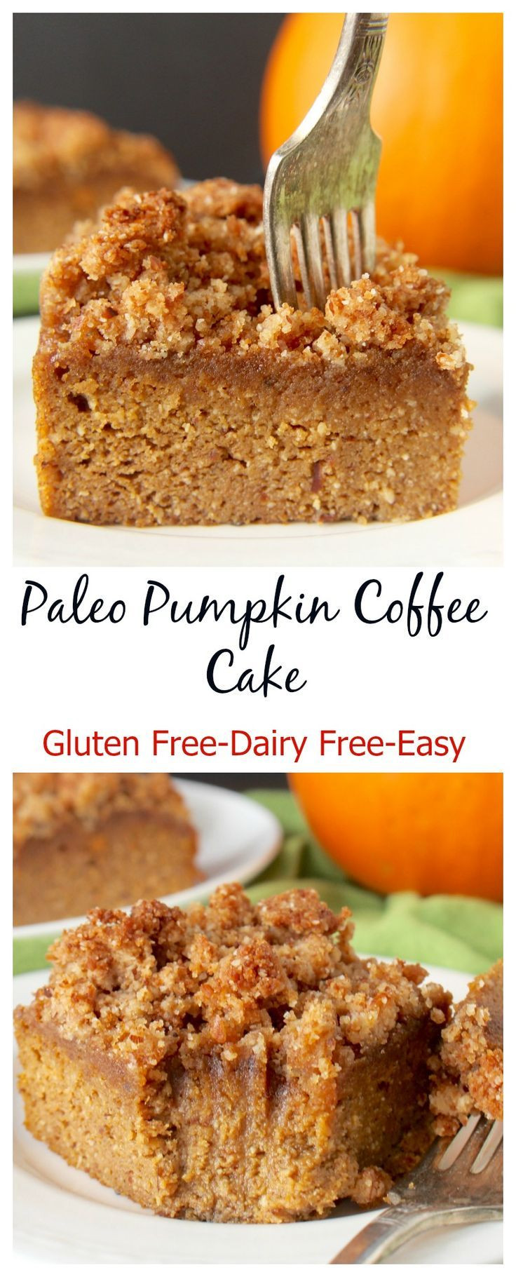 Gluten Free Dairy Free Pumpkin Recipes
 Paleo Pumpkin Coffee Cake Gluten Free Grain Free Dairy