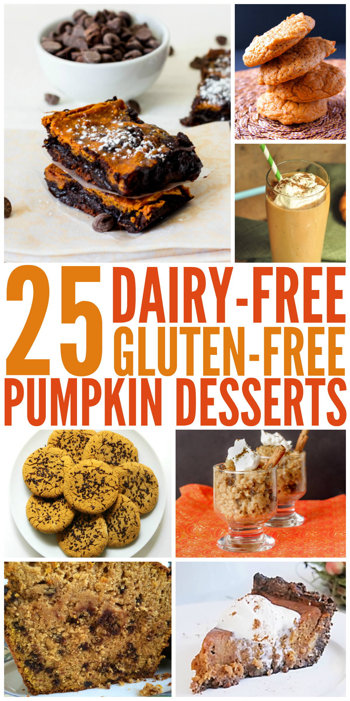 Gluten Free Dairy Free Pumpkin Recipes
 25 Dairy Free Gluten Free Pumpkin Desserts My DairyFree