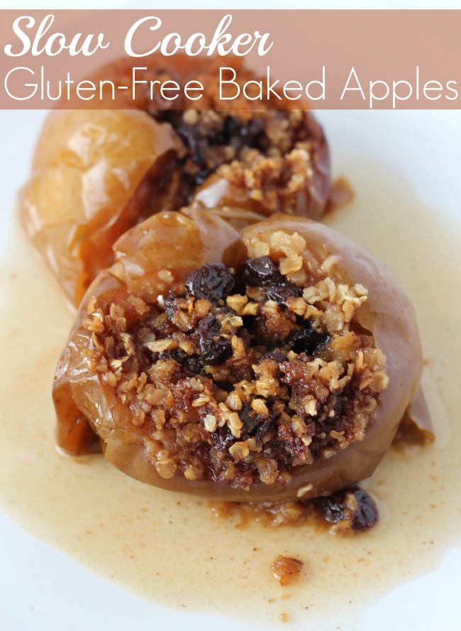 Gluten Free Dairy Free Slow Cooker Recipes
 Gluten Free Slow Cooker Baked Apples Recipe Raising Whasians