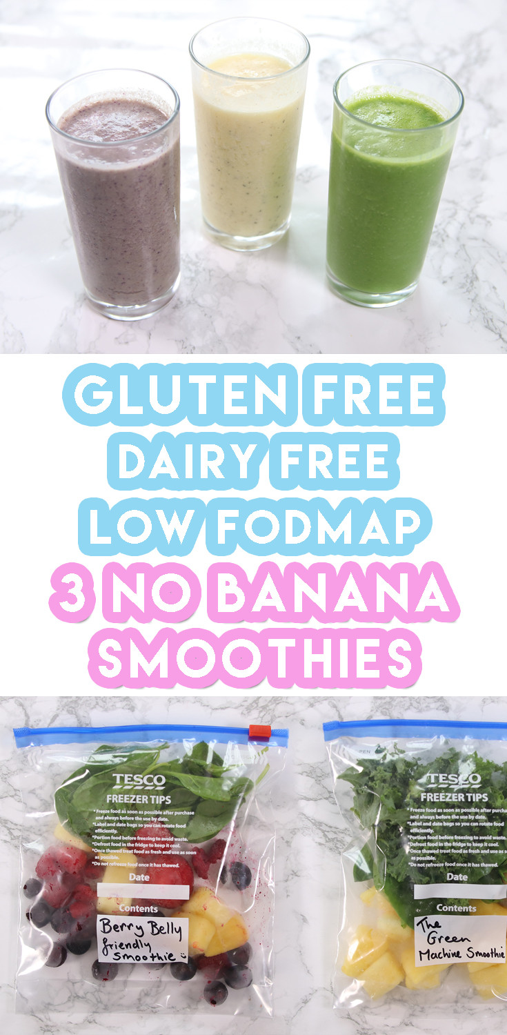 Gluten Free Dairy Free Smoothies
 3 Low FODMAP Smoothie Recipes For Weekly Meal Prep no