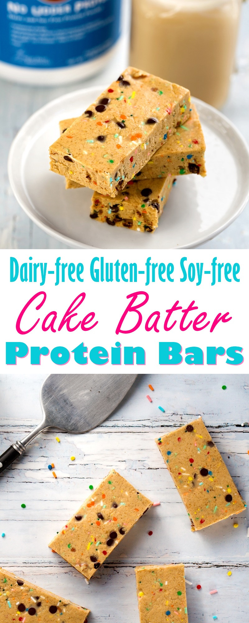 Gluten Free Dairy Free Soy Free Recipes
 Cake Batter Protein Bars Recipe Dairy free Soy free