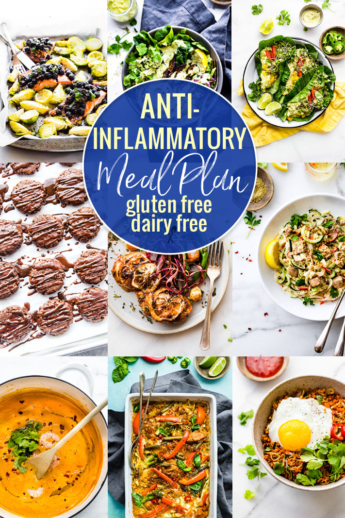 Gluten Free Dairy Free Vegetarian Recipes For Dinner
 Anti Inflammatory Meal Plan Dairy Free Gluten Free