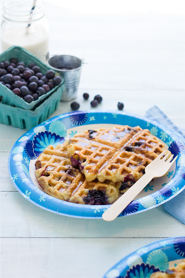 Gluten Free Dairy Free Waffles
 Blueberry Waffles gluten free dairy free