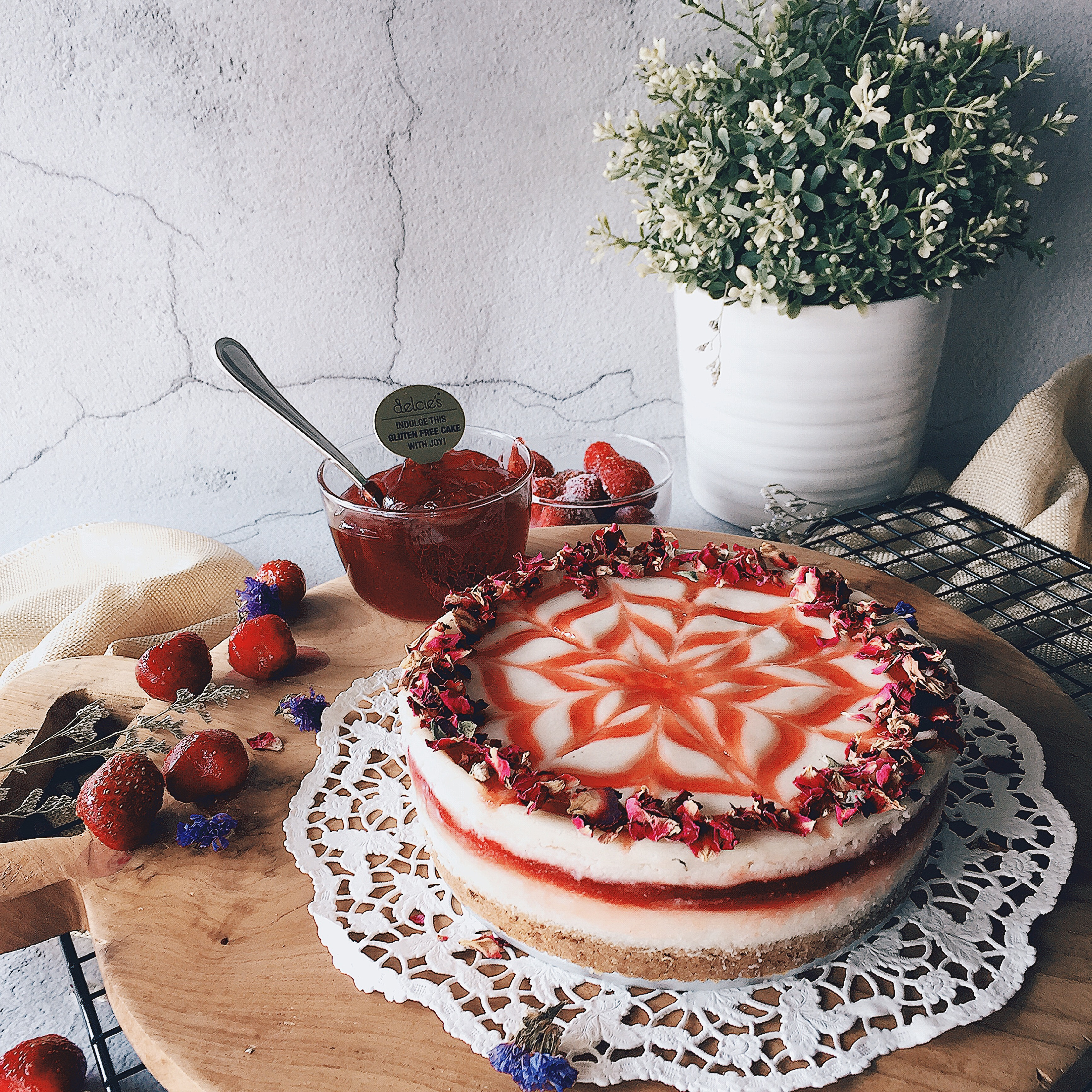 Gluten Free Diabetic Desserts
 Strawberry Cheesecake Vegan Diabetic Friendly Gluten