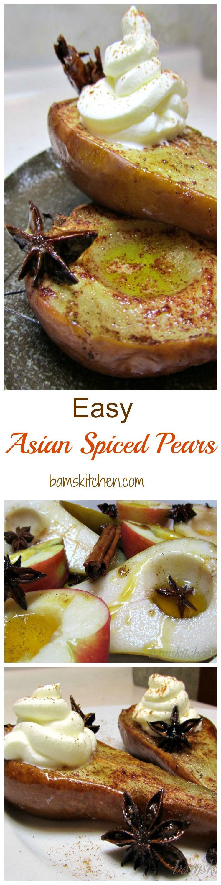 Gluten Free Diabetic Desserts
 Easy Asian Spiced Pears Diabetic Friendly Gluten free and