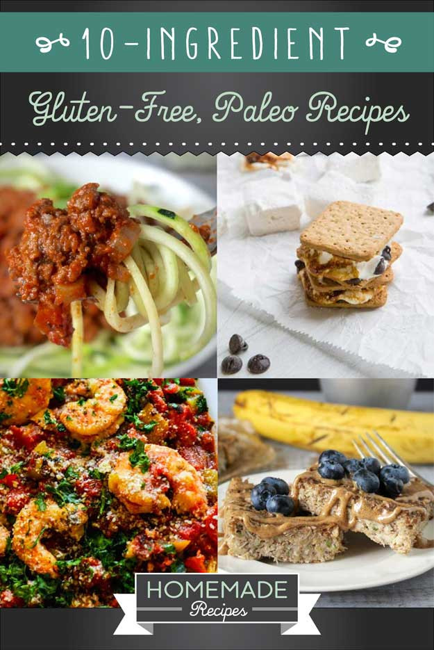 Gluten Free Diet Recipes
 29 10 Ingre nt Gluten Free Paleo Diet Recipes