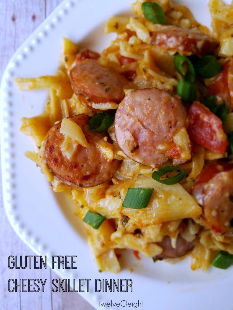 Gluten Free Dinner Ideas
 Gluten Free Cheesy Pasta Kielbasa Dinner