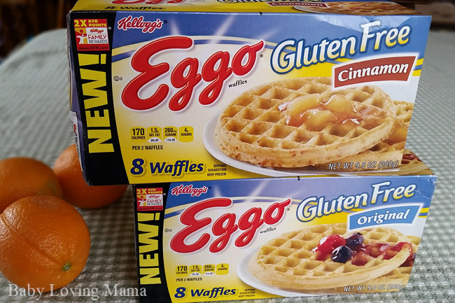 Gluten Free Eggo Waffles
 eggo gluten free cinnamon waffles