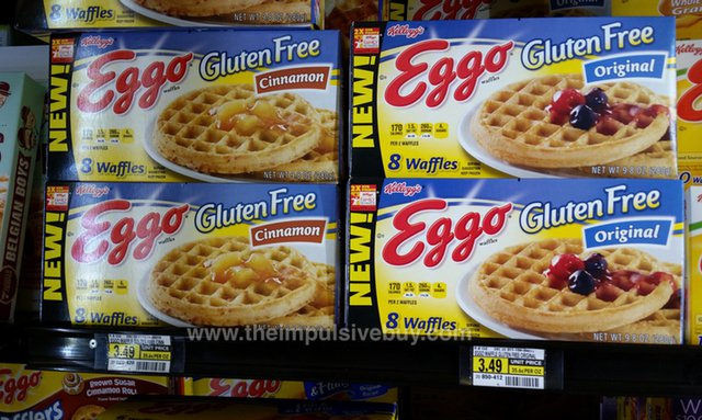 Gluten Free Eggo Waffles
 SPOTTED ON SHELVES Kellogg s Gluten Free Eggo Waffles