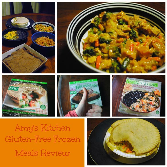 Gluten Free Frozen Dinners
 Amy s Kitchen Review Gluten Free Frozen Meals and Brownies