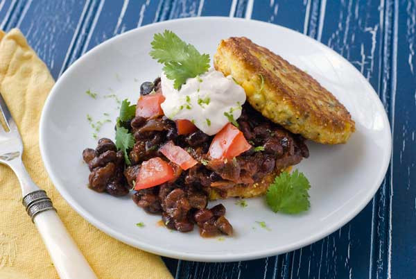 Gluten Free Mexican Recipes
 Gluten Free Mexican Baked Beans with Corn Cakes Recipe