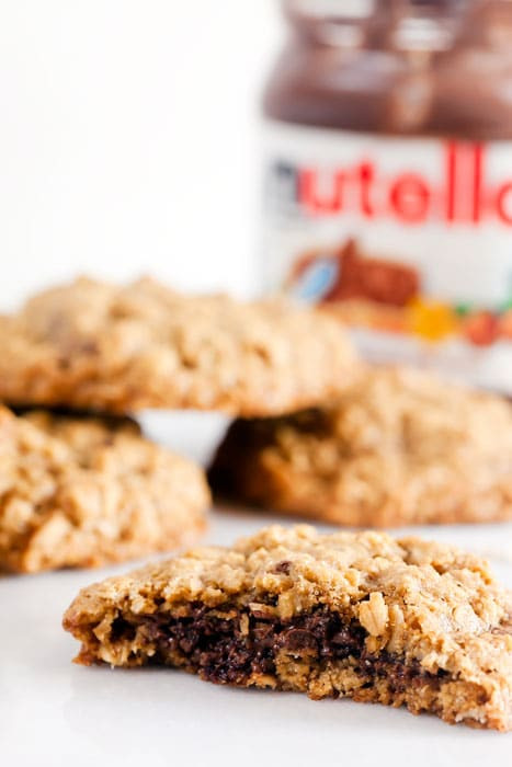 Gluten Free Nutella Recipes
 Nutella Stuffed Oatmeal Cookies Gluten Free