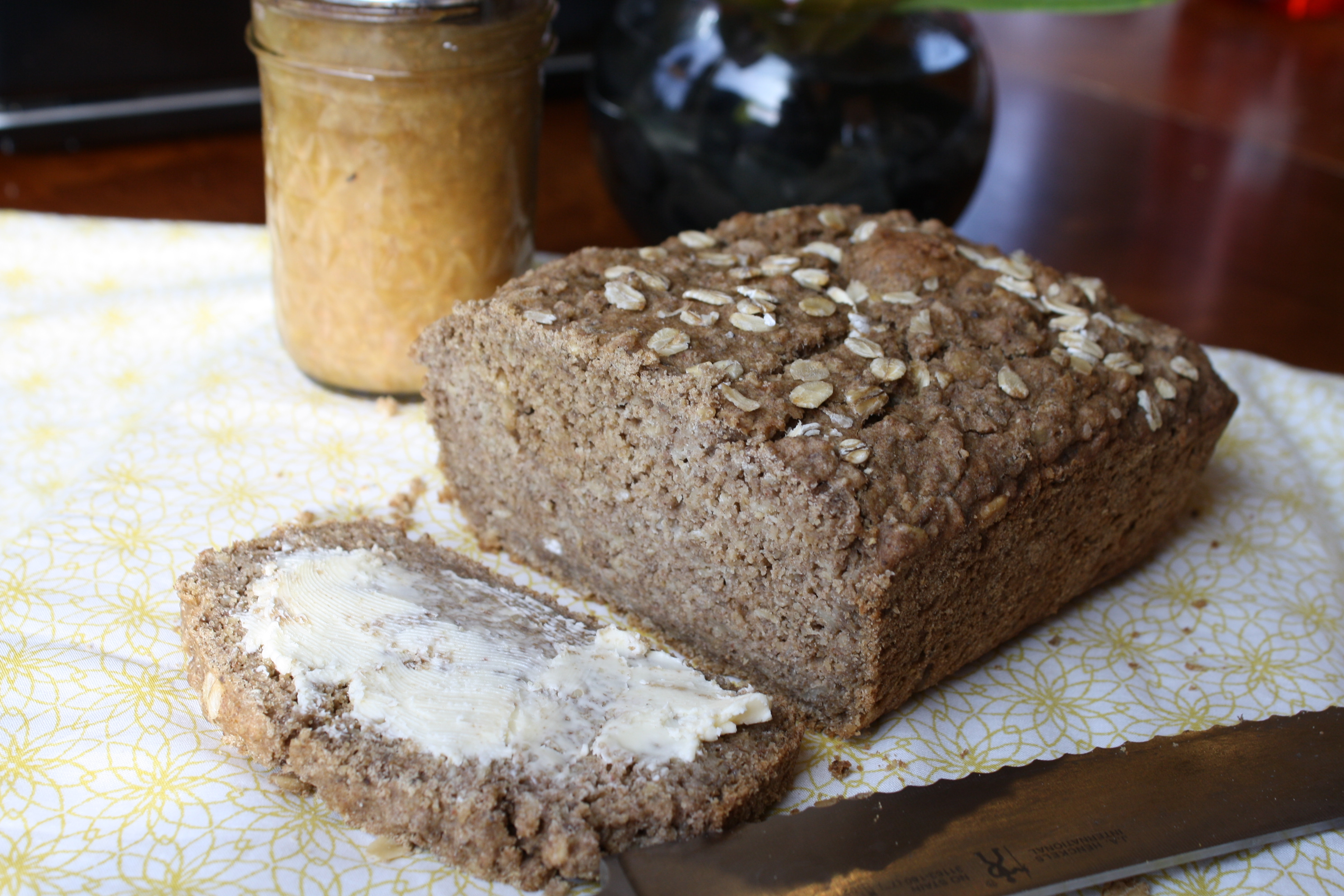 Gluten Free Oat Bread Sweet Brown Oatmeal Bread Gluten Free & Vegan Tessa