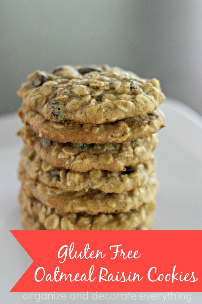 Gluten Free Oatmeal Cookies
 Gluten Free Oatmeal Raisin Cookies Organize and Decorate