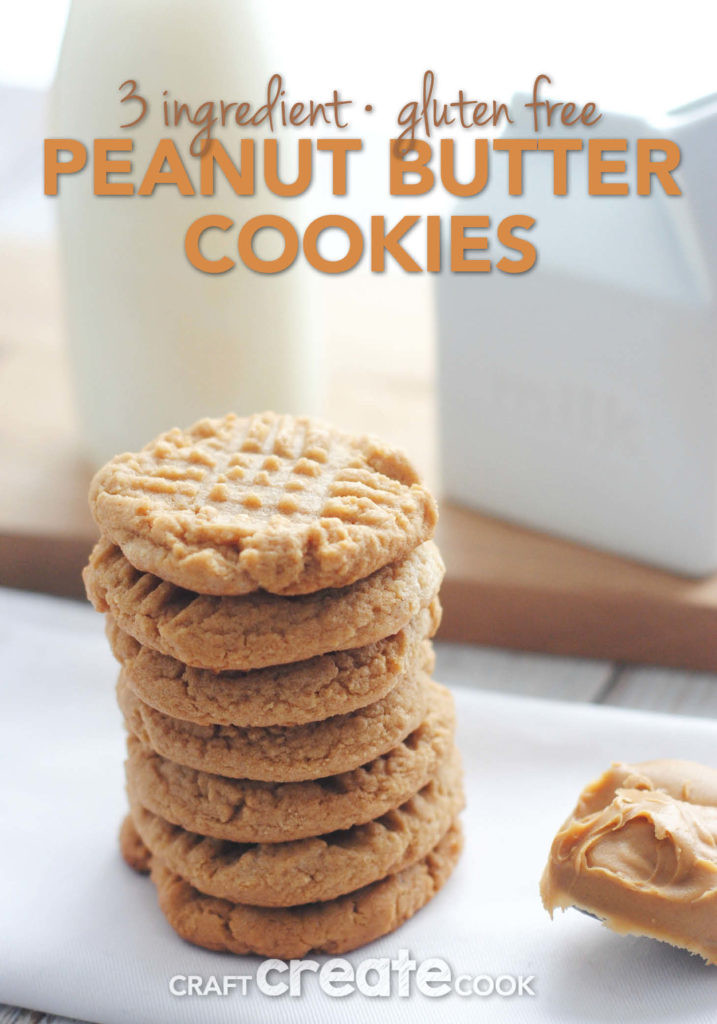 Gluten Free Peanut Butter Cookies 3 Ingredients
 Craft Create Cook Keto 3 Ingre nt Peanut Butter
