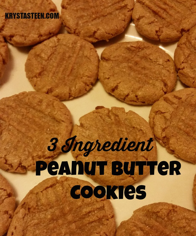 Gluten Free Peanut Butter Cookies 3 Ingredients
 3 Ingre nt Peanut Butter Cookies – Gluten Free