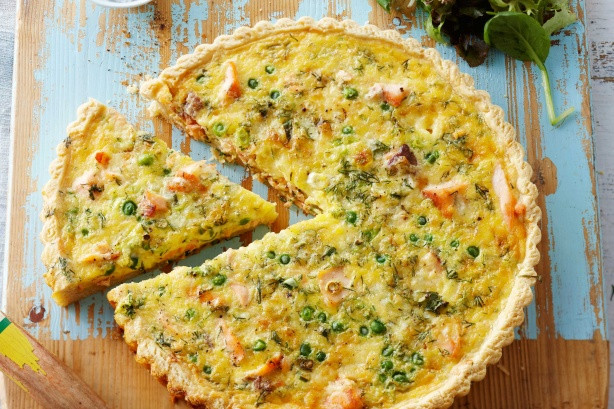 Gluten Free Salmon Recipes
 Gluten Free Salmon And Spring Pea Quiche Recipe Taste