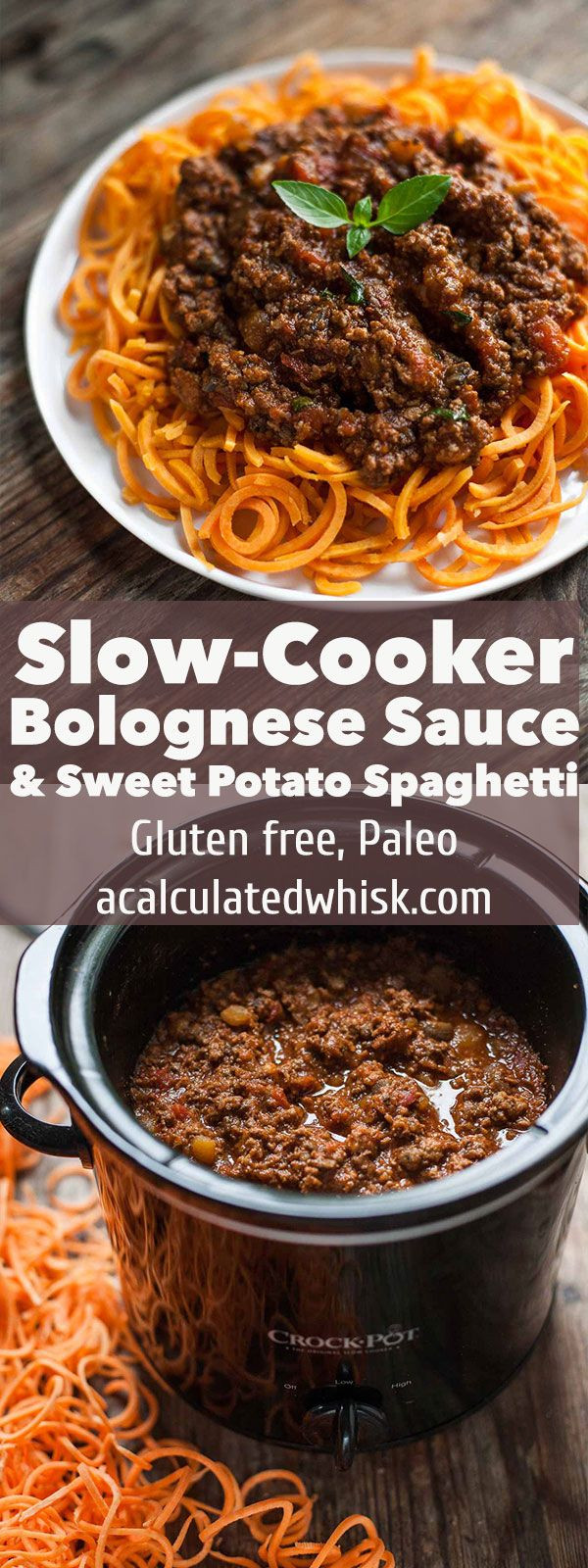 Gluten Free Sauce Recipes
 Slow Cooked Bolognese Sauce with Sweet Potato Spaghetti